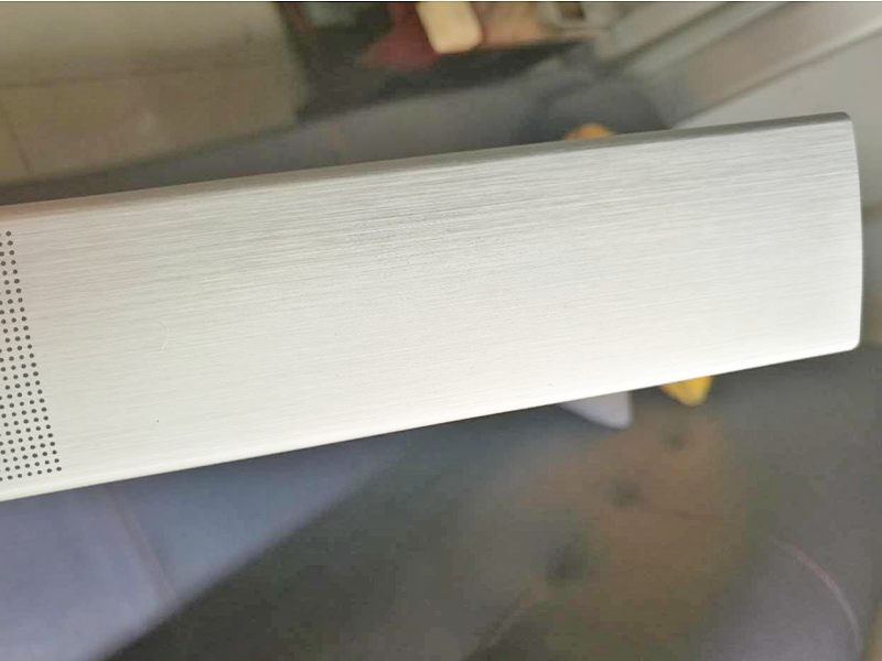 拉丝机样品打磨展示